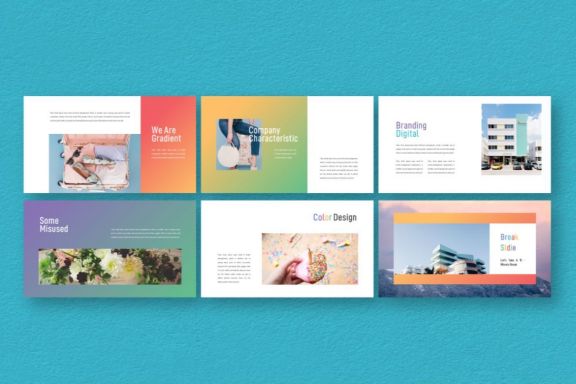 Gradient Pastel Powerpoint Template