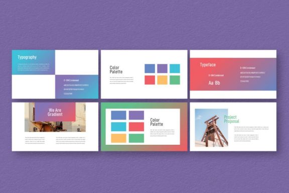 Gradient Pastel Powerpoint Template