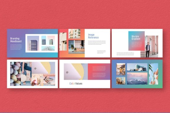 Gradient Pastel Powerpoint Template