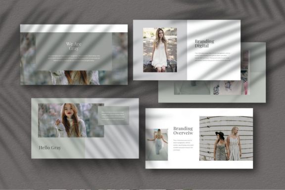 Gray Powerpoint Template