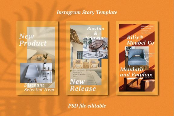 Interior Template Instagram Story