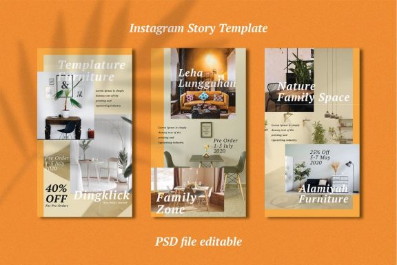 Interior Template Instagram Story