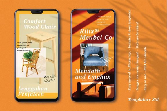 Interior Template Instagram Story