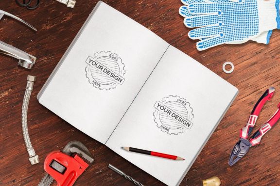 Work Tool Mockup Pack #2