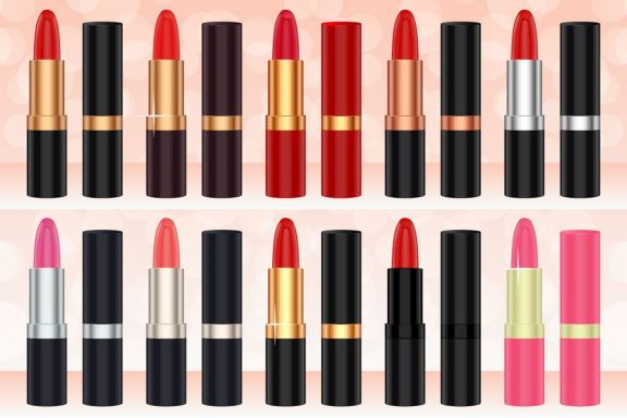 Makeup & Cosmetics Vector Set