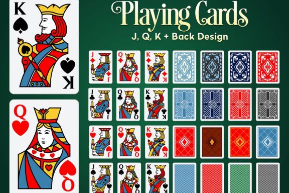 Full Deck of 52 Playing Cards