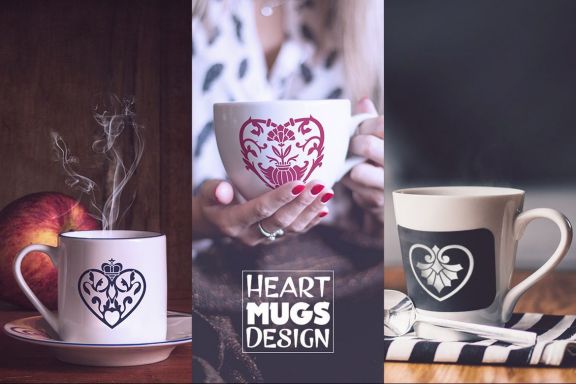 Heart Vector Ornaments and Patterns