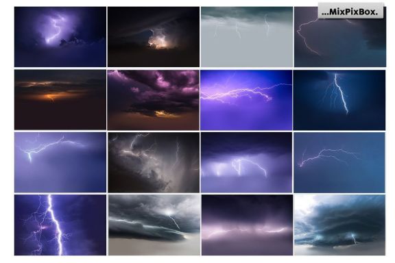 Lightning Photo Overlays