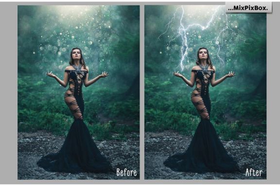 Lightning Photo Overlays