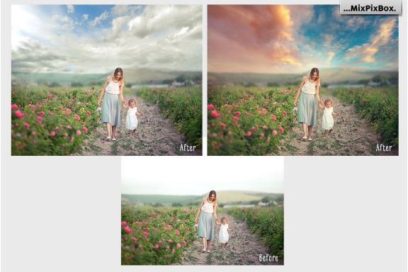Beautiful Sky Overlays