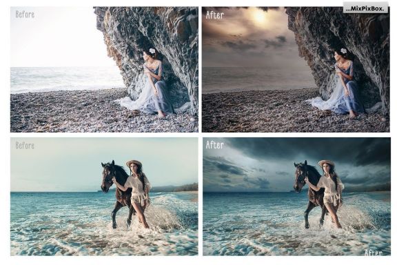 Stormy Sky Overlays