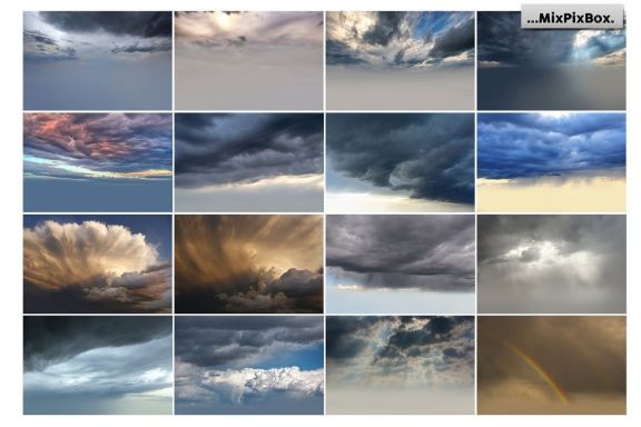 Stormy Sky Overlays