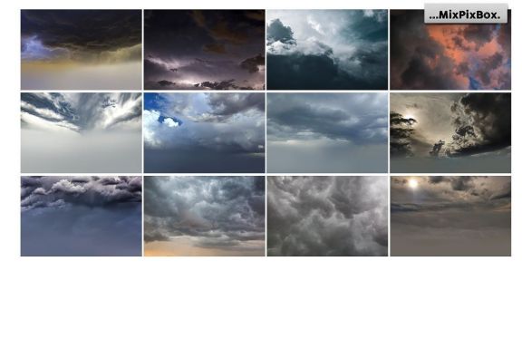 Stormy Sky Overlays