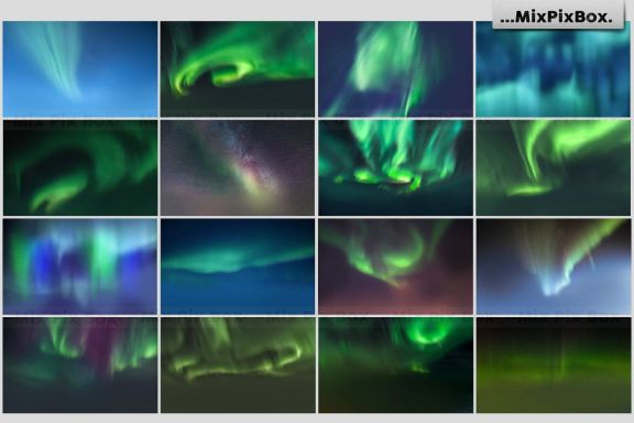 Northern Lights Photo Overlays