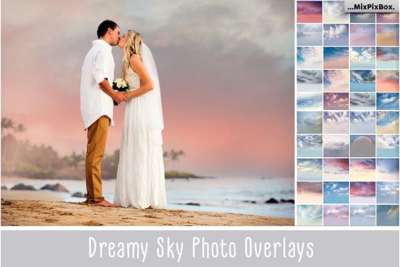 60 Dreamy Sky Photo Overlays