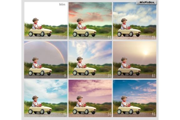 60 Dreamy Sky Photo Overlays
