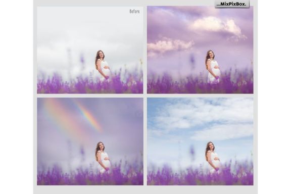 60 Dreamy Sky Photo Overlays