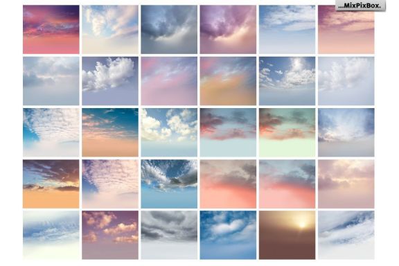 60 Dreamy Sky Photo Overlays