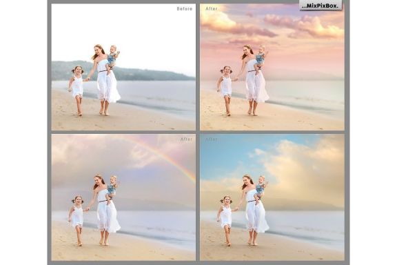 60 Romantic Sky Overlays