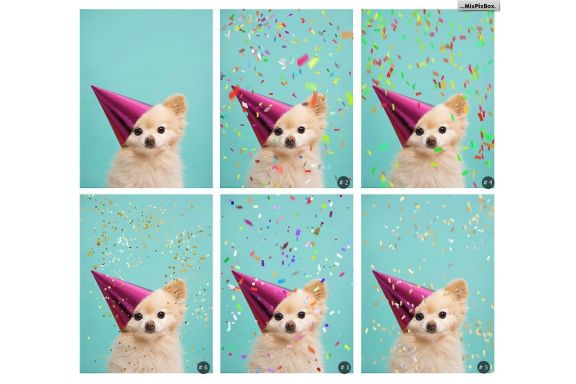 Confetti overlays + PS brushes