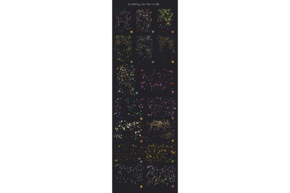 Confetti overlays + PS brushes