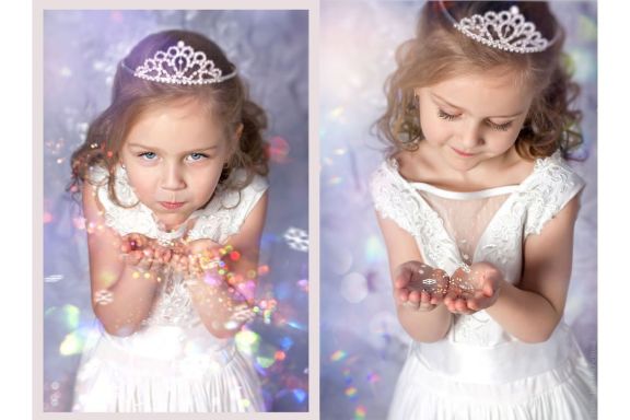 100 Glitter Effect Photo Overlays