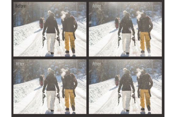 Natural Snow Overlays