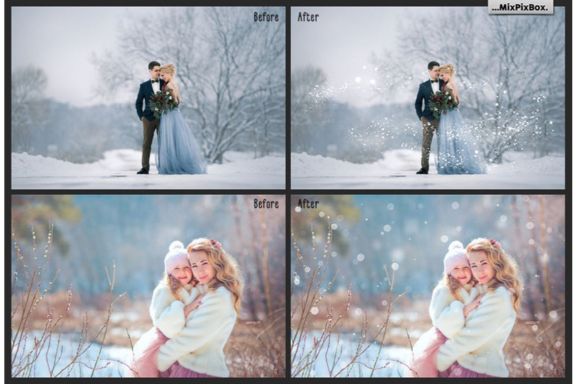 Natural Snow Overlays