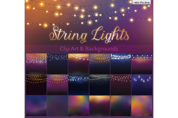 String Lights Clipart