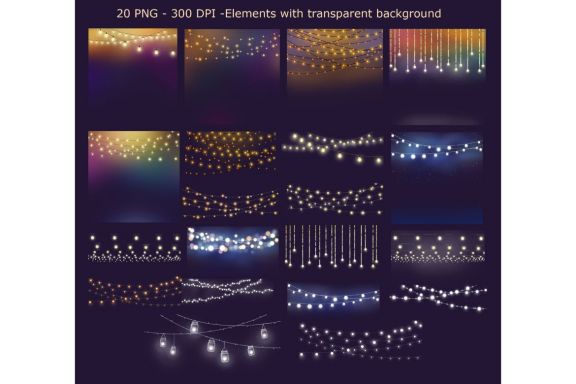 String Lights Clipart
