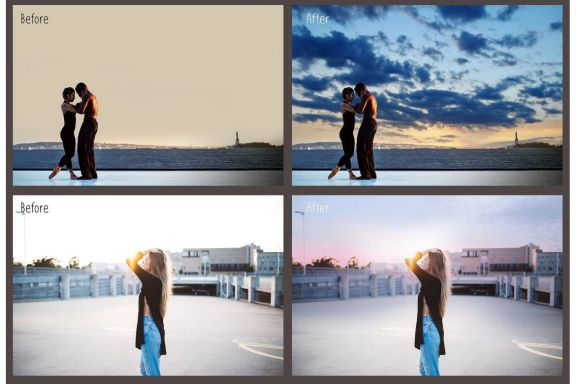 250 Sky Photo Overlays Bundle