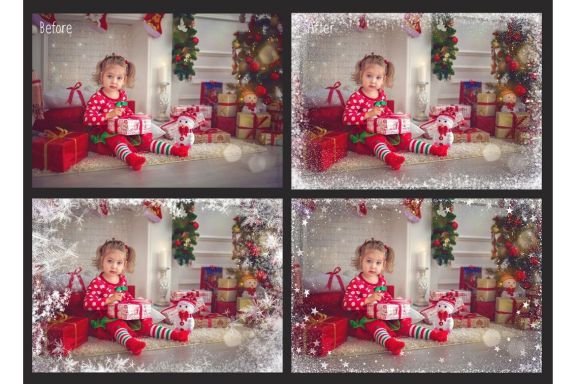 20 Christmas Photo Overlays