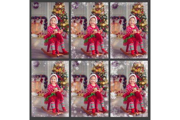 20 Christmas Photo Overlays