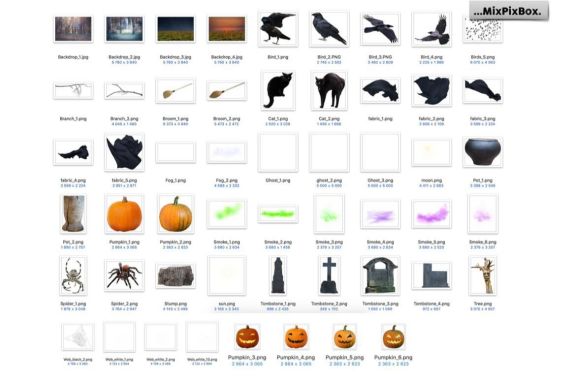 Halloween overlays