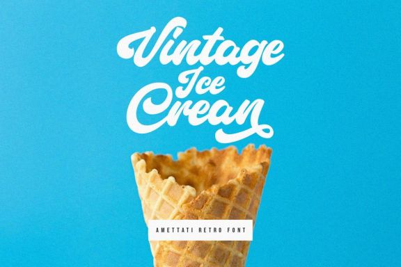 Amettati - Script Retro Font