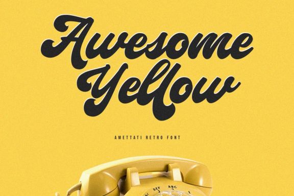 Amettati - Script Retro Font