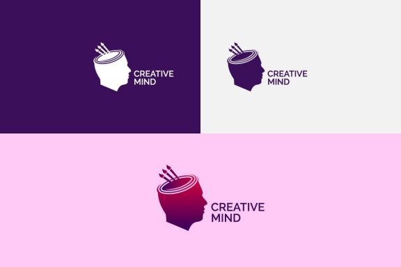 Premium Vector | Brain logo, creative mind logo concept, learning brain  design icon