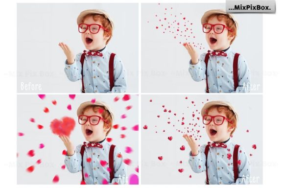 Blowing Kisses Photo Overlays