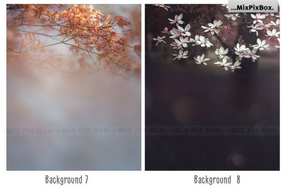 Floral Portrait Backgrounds