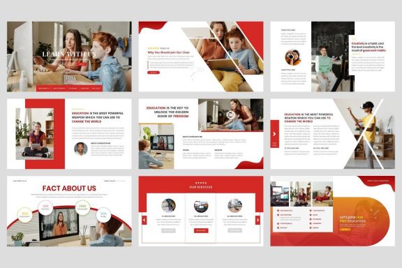 Online Course - Education PowerPoint Template