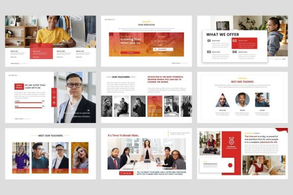 Online Course - Education PowerPoint Template