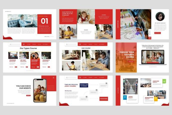 Online Course - Education PowerPoint Template