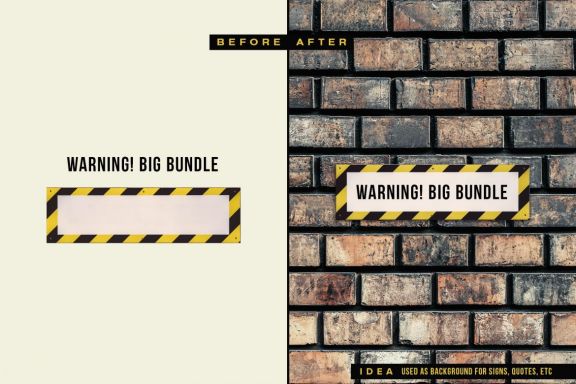 100 Brick Wall Backgrounds Pack
