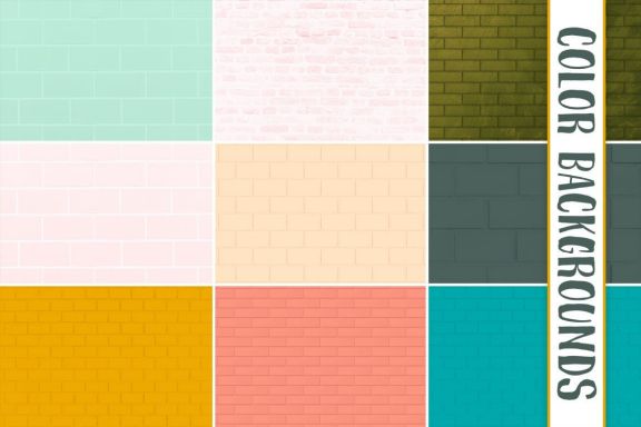 100 Brick Wall Backgrounds Pack