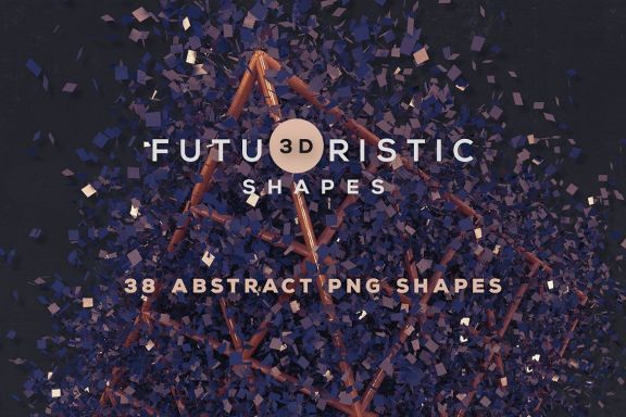 Free 3D Abstract Shapes 16