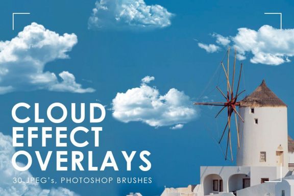 30 Realistic Cloud Overlays