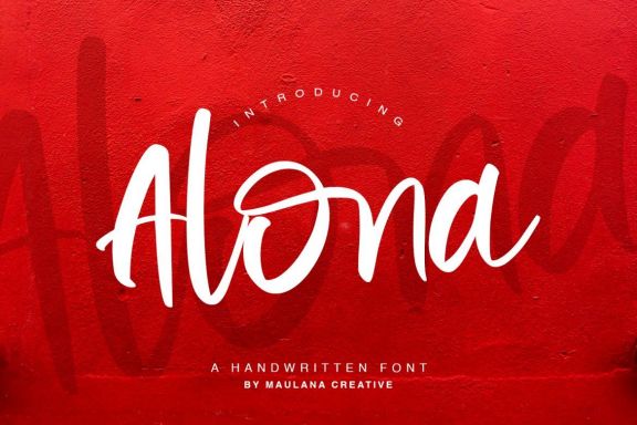 Alona - Handwritten Font