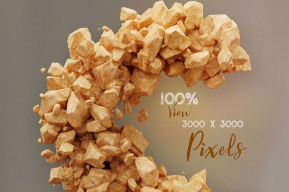 Nutty Nuts - 3D Lettering