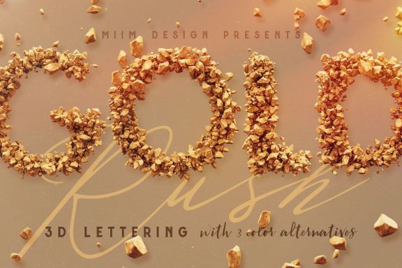 Nutty Nuts - 3D Lettering