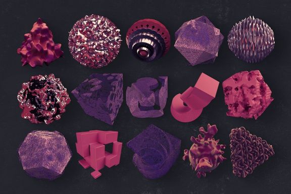 Free 3D Abstract Shapes 17